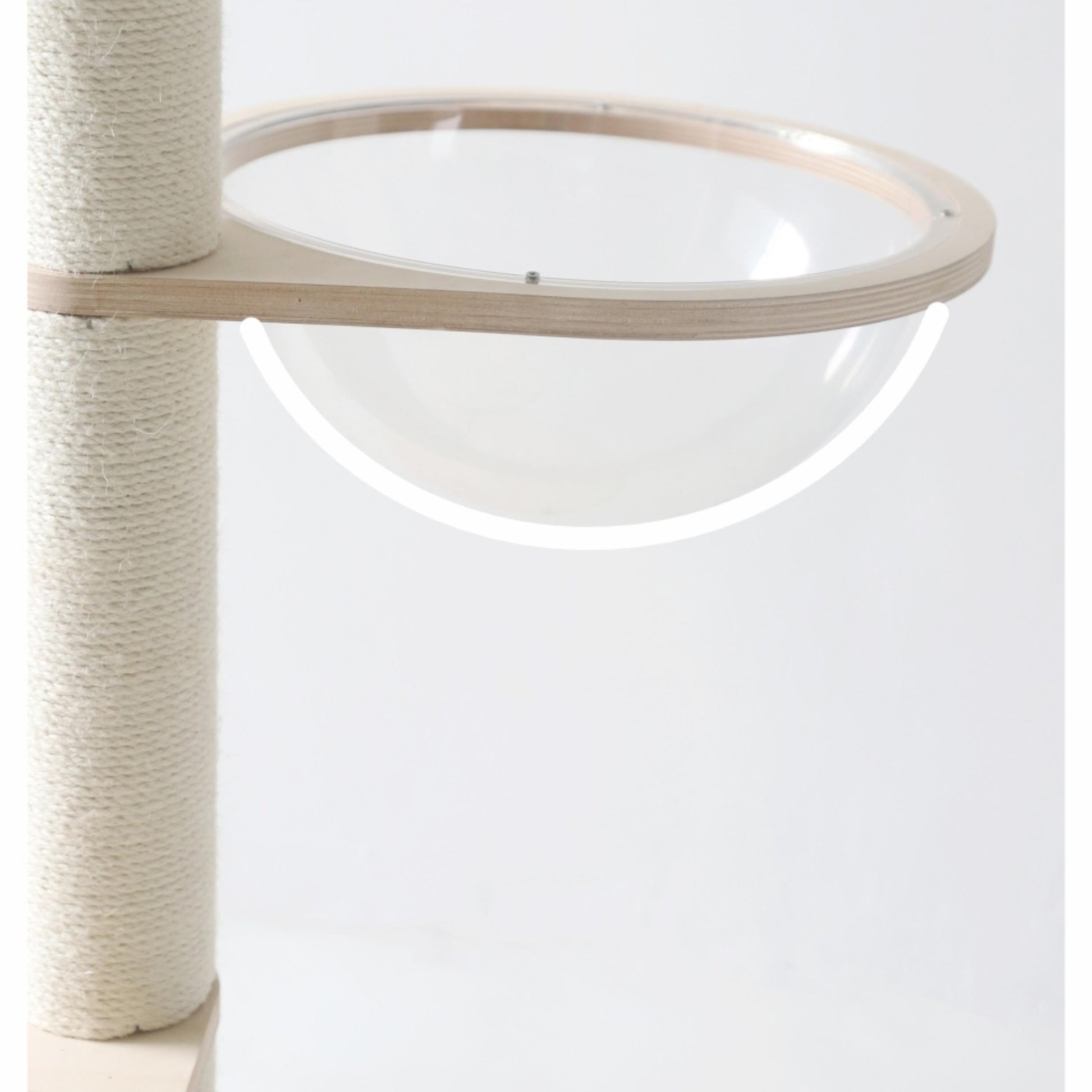 Optional natural rattan cat mat for soft scratchable surface