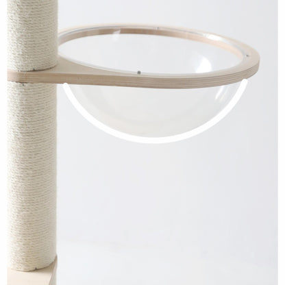 Optional natural rattan cat mat for soft scratchable surface