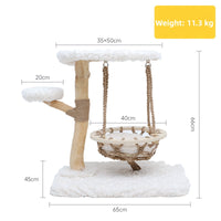 Cloud Wood Cat Tower – S