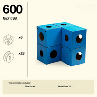 [Blue Color 600] 6 Unit Boxes + Free 28 Knots