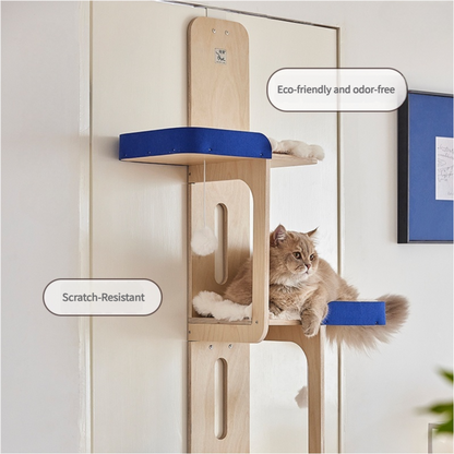 Slim profile design with strong load-bearing, supports climbing and scratching safely.