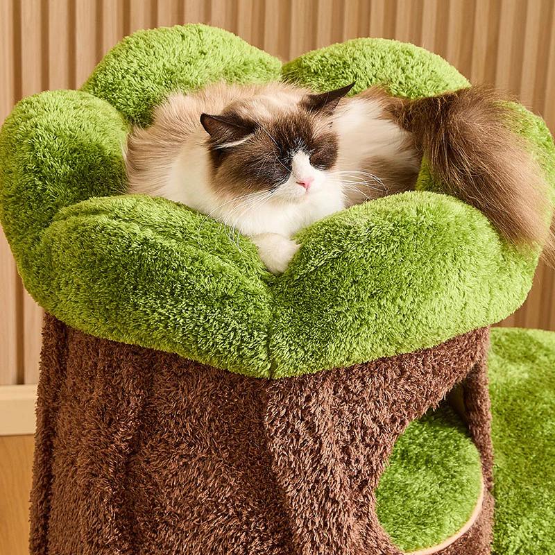 Jungle Cave Large Cat Tree for Big Cats