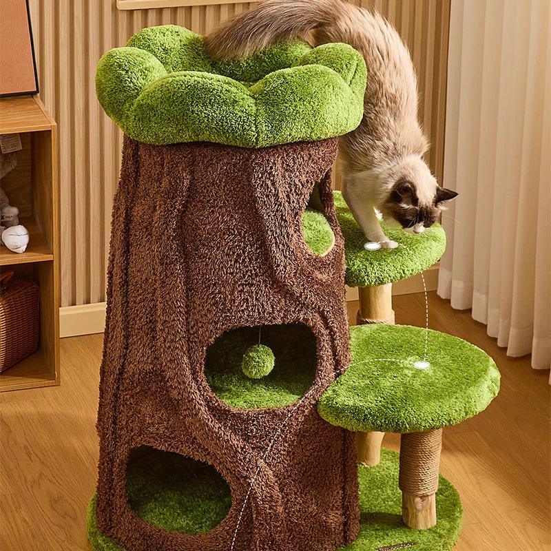 Jungle Cave Large Cat Tree for Big Cats