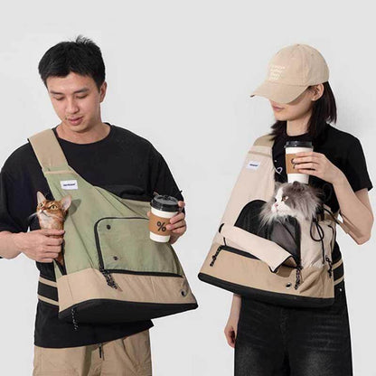 Front Cat Carrier Backpack – Lightweight & Breathable for Large Cats