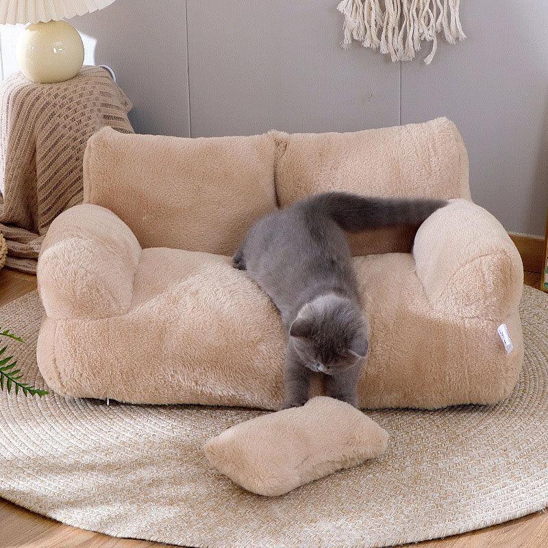 High-Quality Fluffy Cat Bed -KtKitty