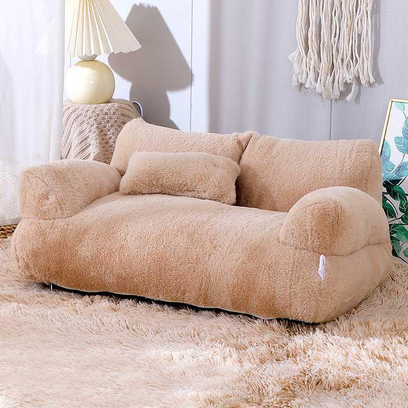 Pet-Friendly Fluffy Cat Couch -KtKitty