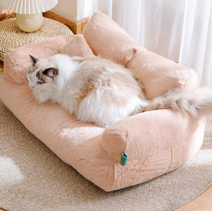 Stylish Fluffy Cat Lounger -KtKitty