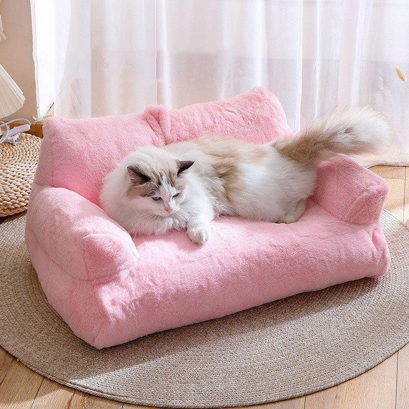 Spacious Cat Bed for Cats Up to 22 lbs -KtKitty