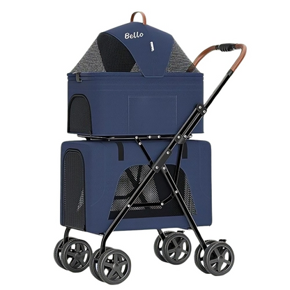 Dual-layer breathable mesh windows for maximum airflow