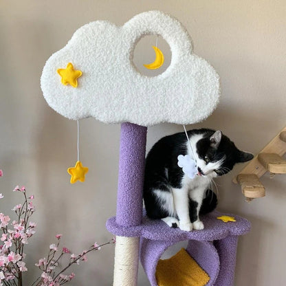 Sturdy Base for Enhanced Stability ¨C Moonlight Cat Tree -KtKitty