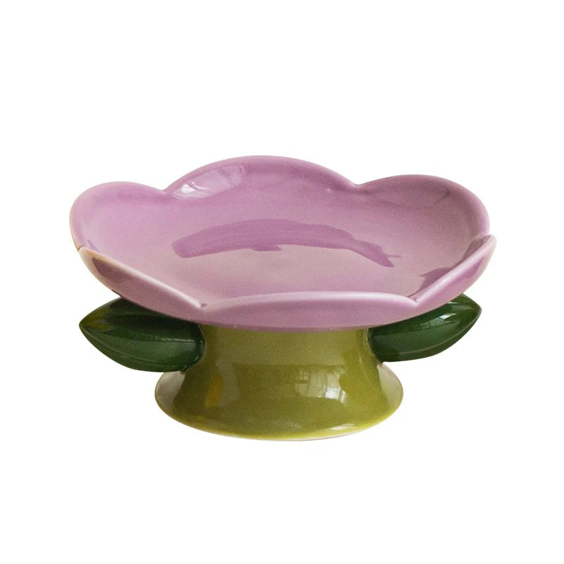 Shock-Resistant Ceramic Cat Bowl -KtKitty