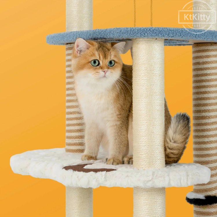 Farmyard Cat Tree Perfect for Large Cats-Spacious and Fun -KtKitty