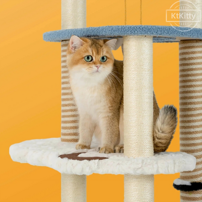 Farmyard Cat Tree Perfect for Large Cats-Spacious and Fun -KtKitty