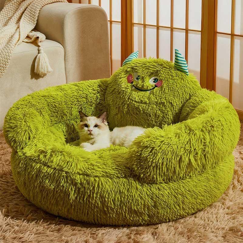 Versatile pet sofa with quilt for winter warmth - KtKitty