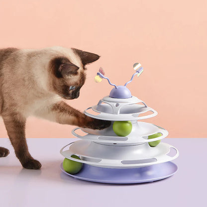 Close-up view of the insect cat spinner toy, showing the realistic design and spinning features