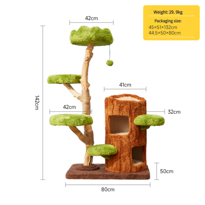 Luxury Simulation Climbing Frame Bed for Multiple Cat Tree