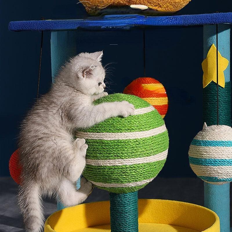 Cat Tower with Two Platform Heights ¨C Suitable for Large Cats -KtKitty