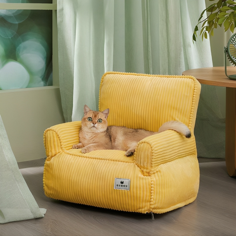 Portable cat sofa with built-in handle for easy carrying -KtKitty