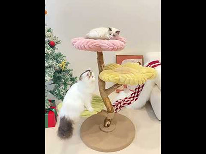 Clouds Deluxe Solid Wood Cat Tree
