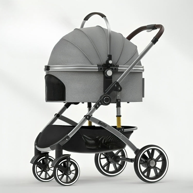 Cat stroller with quick-fold aluminum frame and compact design - KtKitty