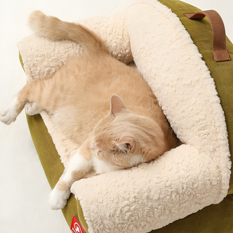 Removable pet sofa cover hanging to dry outdoors - KtKitty