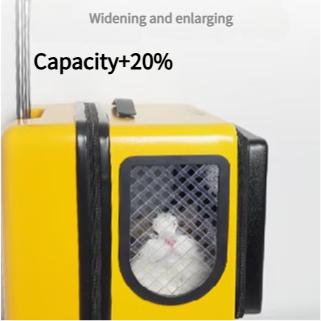 Compact and Boxy Design of Square Cat Luggage – Space-Efficient Travel Carrier