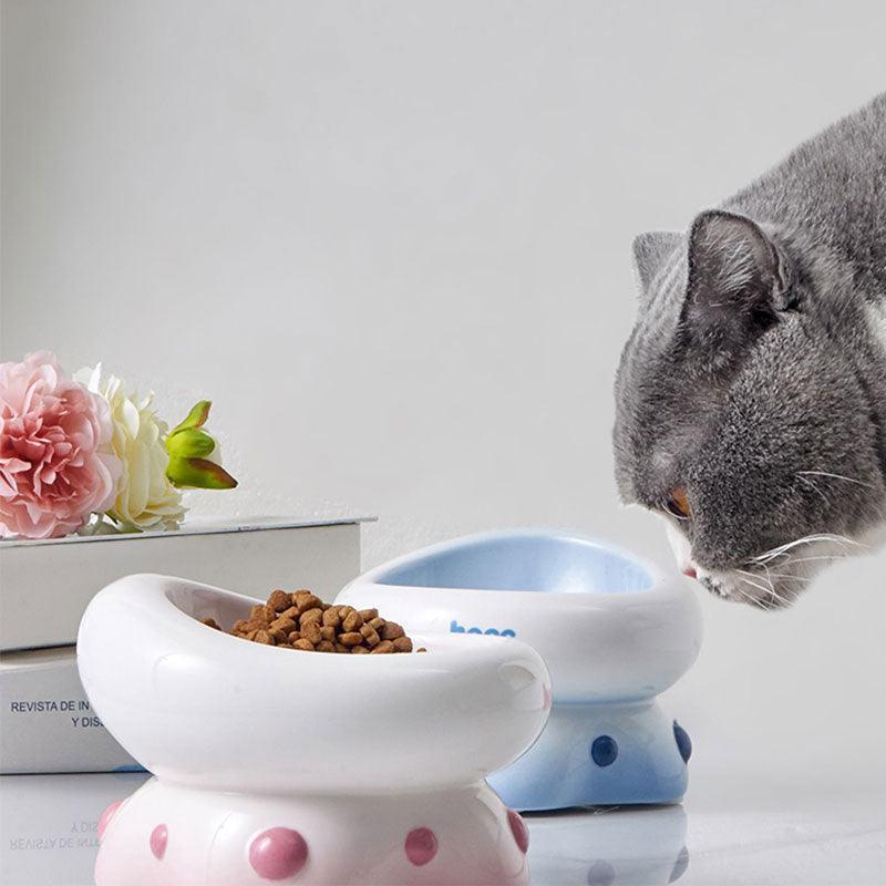 Functional and Stylish Elevated Cat Bowl for Healthy Feeding -KtKitty