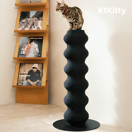 Durable Paper Rattan Cat Scratching Post -Long-Lasting and Comfortable